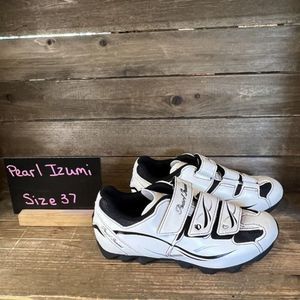 Womens Pearl Izumi All Road II 2‎ White Cycling Shoes Sneakers Size EUR 37 US 6